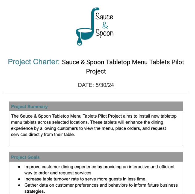 Sauce and Spoon Design Preview